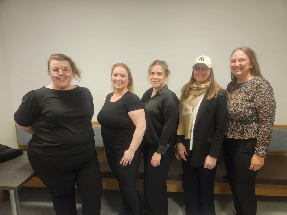 Á myndinni eru ný aðalstjórn Ljónshjarta, frá vinstri: Ágústa, Viktoría, Sigita, Guðný Klara og Anna&hellip;