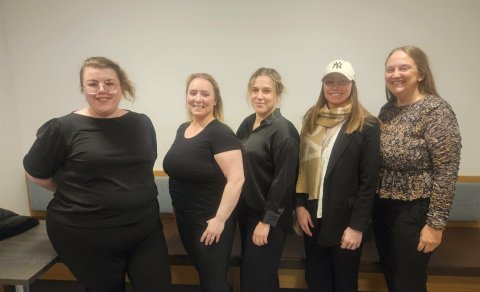 Á myndinni eru ný aðalstjórn Ljónshjarta, frá vinstri: Ágústa, Viktoría, Sigita, Guðný Klara og Anna&hellip;